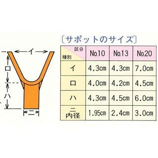 サポット No.20　50個入り　枝受け 梁受け