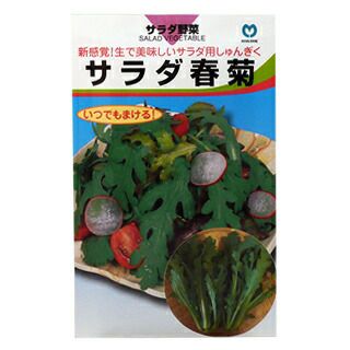 春菊 種 【 サラダ春菊 】 種子 小袋（約27ml）(丸種） | 農業屋.com