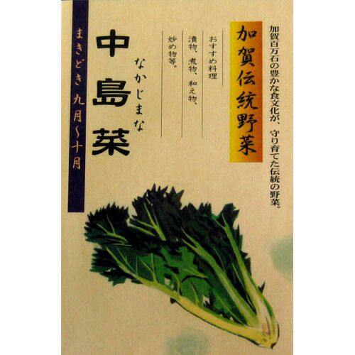 漬け菜 種 【 加賀伝統野菜中島菜 】 種子 小袋（約5ml） | 農業屋.com