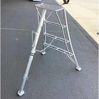 アルミ園芸三脚 ステップタイプ 4尺 | 農業屋.com