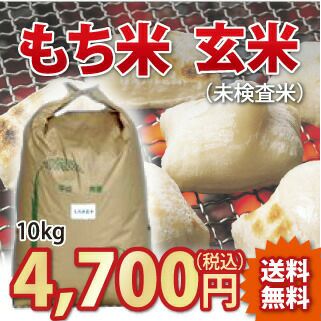 送料無料】もち米 玄米 10kg 未検査米 | 農業屋.com