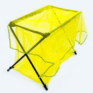 折りたたみ式 カラスネット ゴミX ハーフ (防鳥具 防獣 鳥対策 ゴミ箱