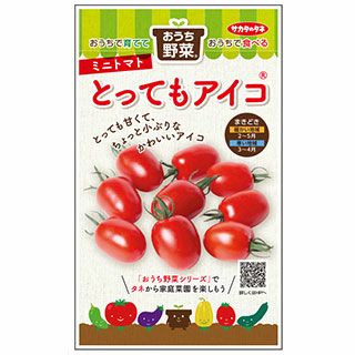トマト 種 【 おうち野菜 ミニトマト とってもアイコ 】 小袋 ( トマト
