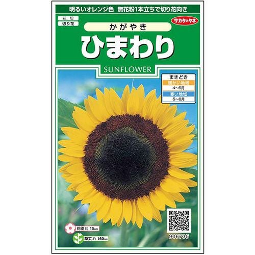 ひまわり 種 【 かがやき 】 実咲小袋 （ ひまわりの種 ） | 農業屋.com