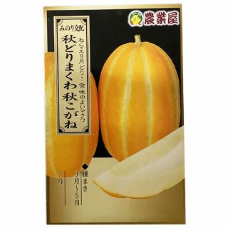 マクワウリ 種 【 秋こがね 】 小袋 秋どりまくわ ( マクワウリ...