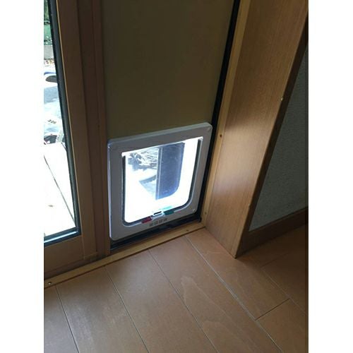 【未使用品】ペットドア　ペットスルーもん　ホワイト 楽天市場】ペットスルーもん (PTG-L2200)[WH]ホワイト【代引不可