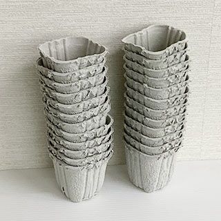 土に還るエコポット　9ｃｍ　24枚入 育苗ポット 紙ポット
