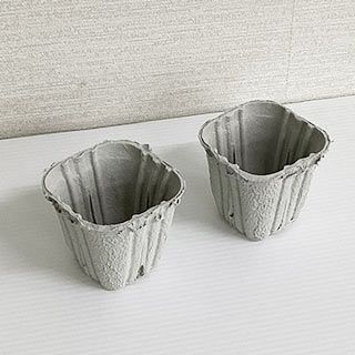 花菜ポット 9cm 24連結25枚入 育苗ポット 紙ポット エコポット